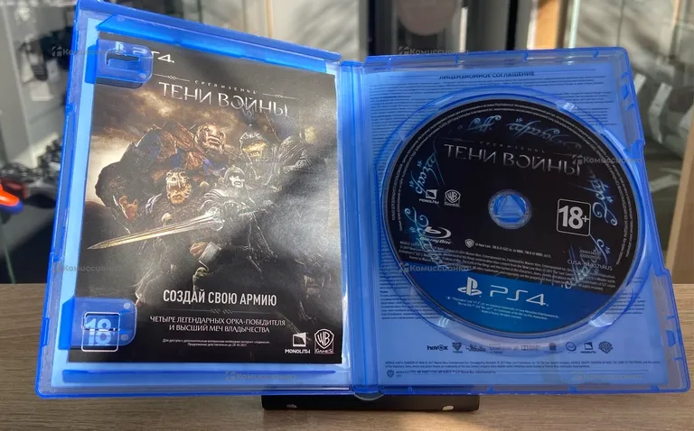 PS4. Диск PS4 Средиземье Тени Войны