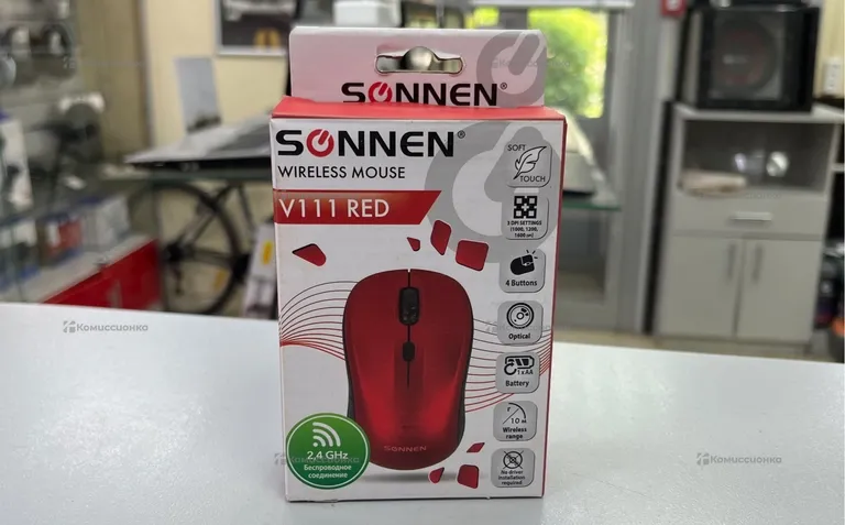 Беспроводная мышь Sonnen v111 Red
