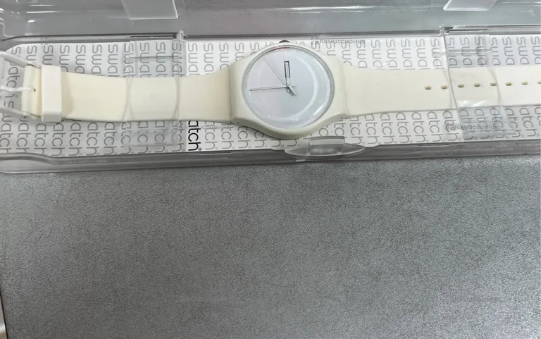 Swatch Унисекс Часы New Gent White Rebel SUOW701