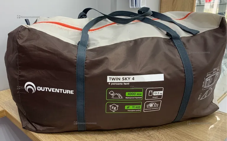 Палатка Outventure Twin Sky 4
