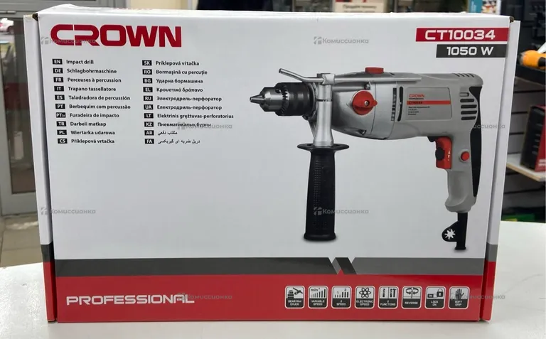 Ударная дрель CROWN CT10087