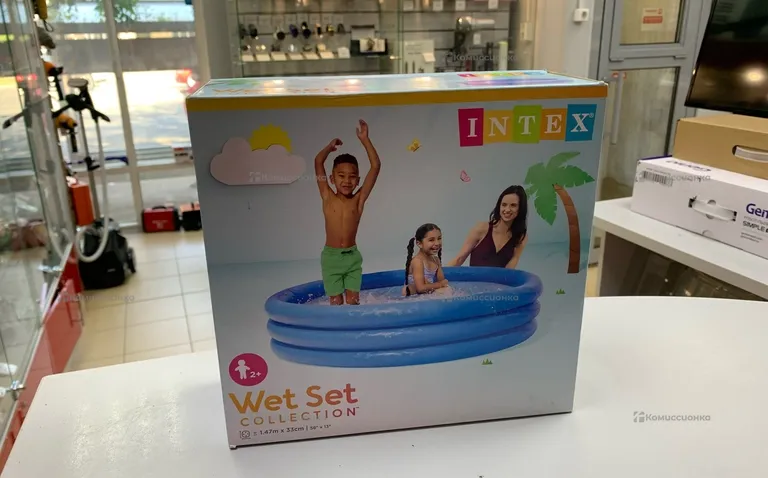 Бассейн надувной intex 1.47m x 33cm