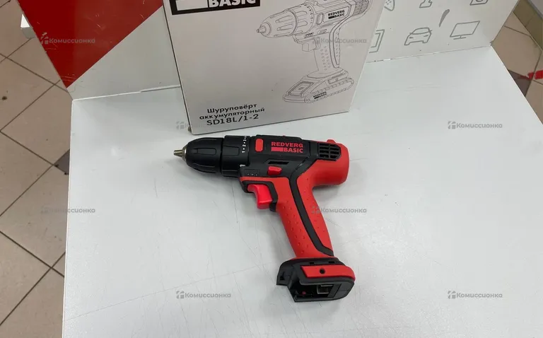 шуруповерт Redverg Basic sd18le/1-2