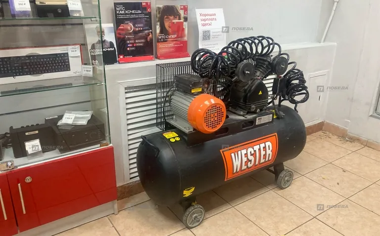 Компрессор масляный Wester WBK2200/100PRO, 100 л,