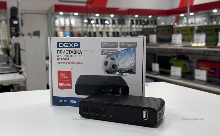 Цифровая ТВ приставка  dexp hd 8000p