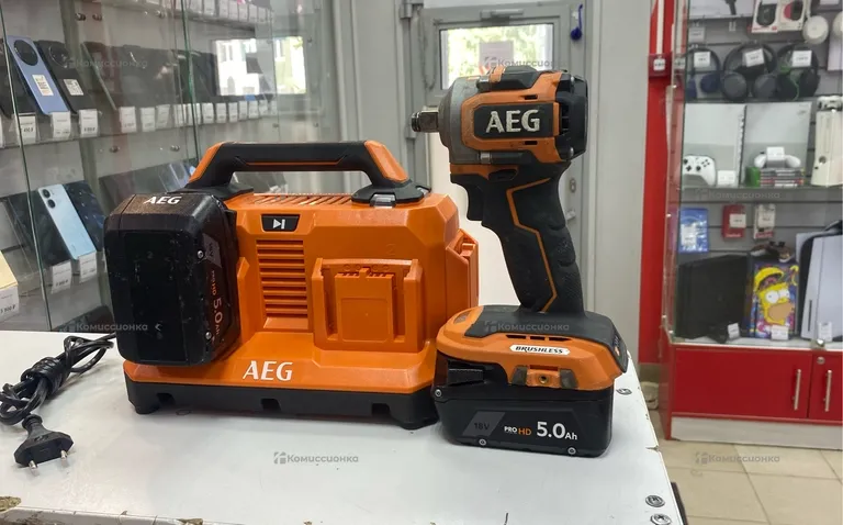 гайковерт BSS18S12BL+ зу aeg bl18c6