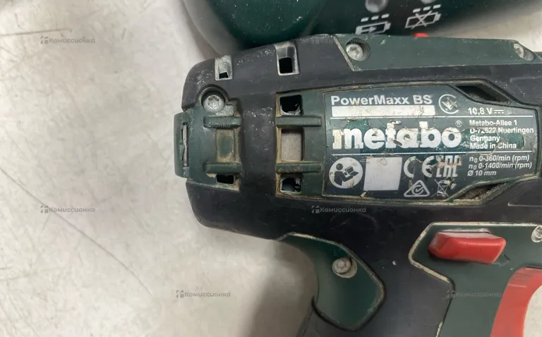 Аккумуляторная дрель-шуруповерт Metabo Powermaxx B