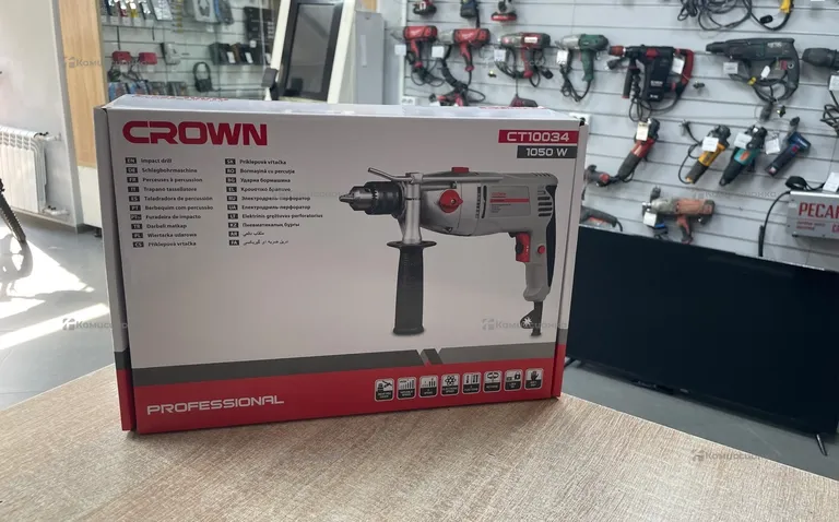 Ударная дрель CROWN CT10074