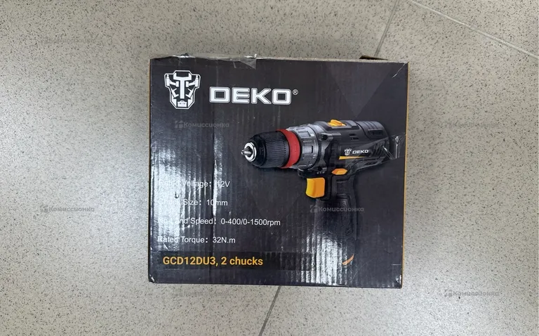 Аккумуляторная дрель-шуруповерт DEKO GCD12DU3