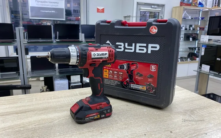 Дрель-шуруповерт Зубр ДШЛ-185-22 С1-18 18V