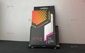 Купить Съёмный жесткий диск Atom Portable SSD 1TB б/у , в Самара Цена:6490рублей