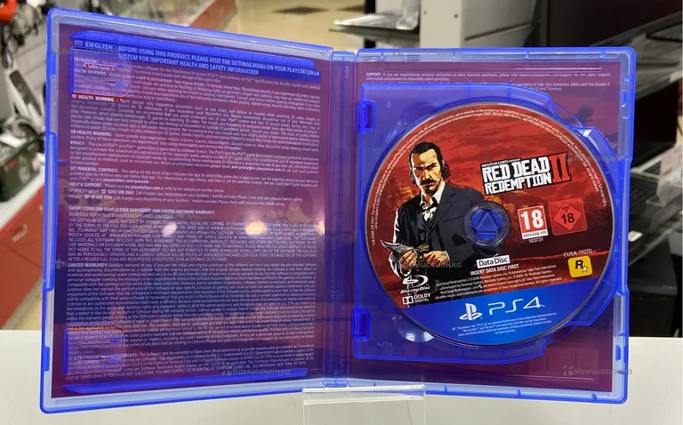 PS4. диск для PS4 Red Dead Redemtion 2