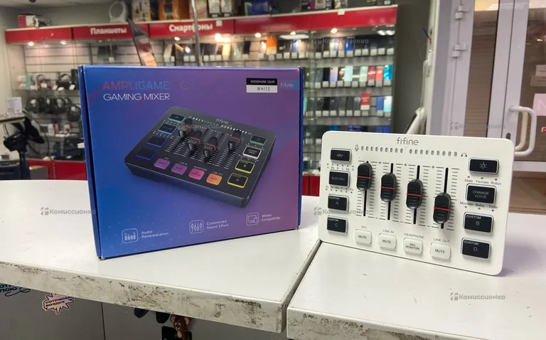 Микшер звуковая карта fifine Mixer SC3
