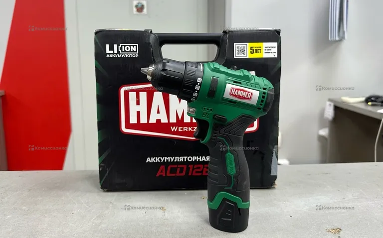 Шуруповерт бесщеточный Hammer ACD12BL