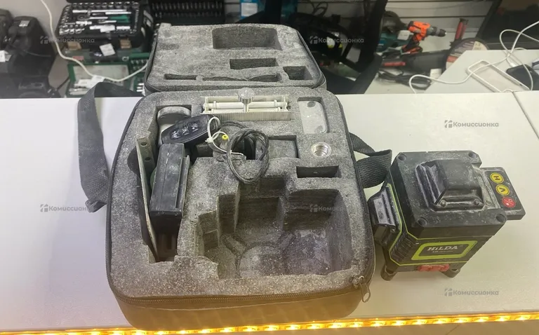Лазерный уровень Hilda 4D Laser Level Green