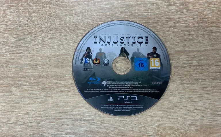 PS3. Диск Ps3 injustice gods among us