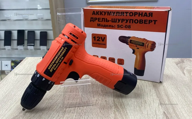 Аккумуляторный дрель-шуруповерт SC-08