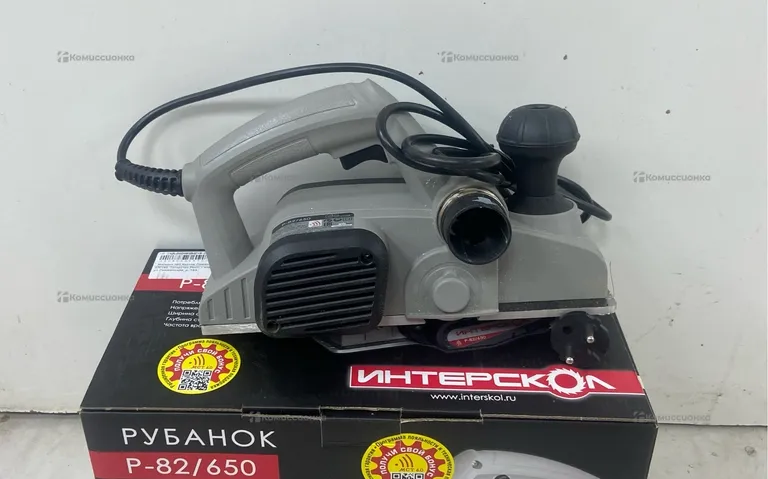 рубанок интерскол p-82/650