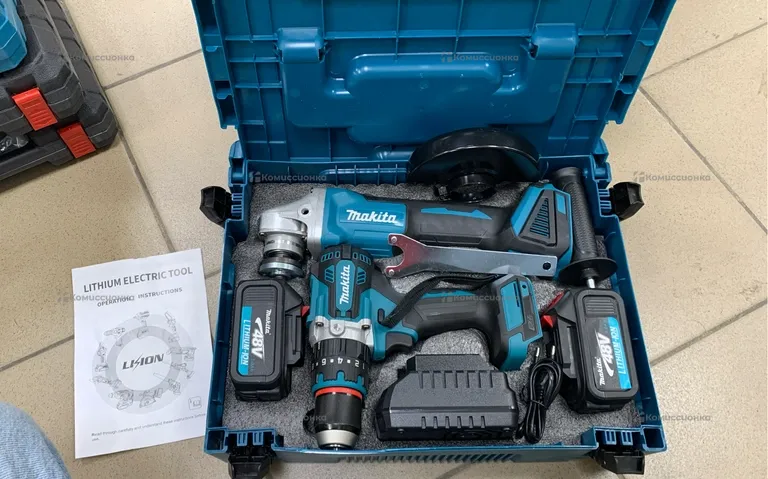 Набор Makita 2в1 (УШМ/Шуруповерт)