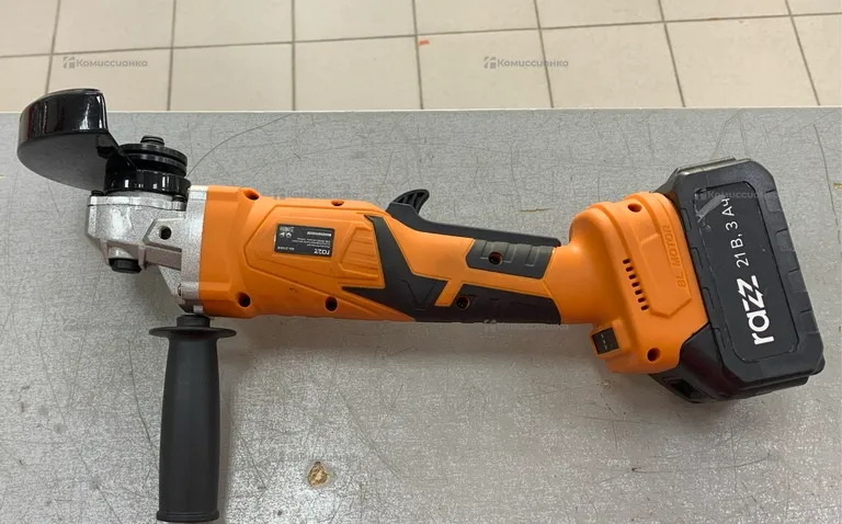 Аккумуляторная УШМ Razz ag-213kr