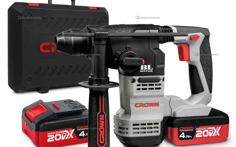 Аккумуляторный перфоратор CROWN CT28001HX-4 BMC