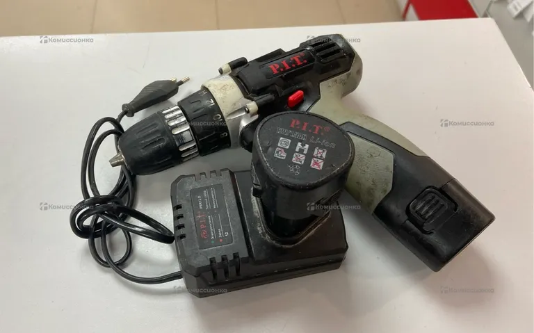 Шуруповерт аккумуляторный P.I.T. PSR12-D1 12В 2*1,