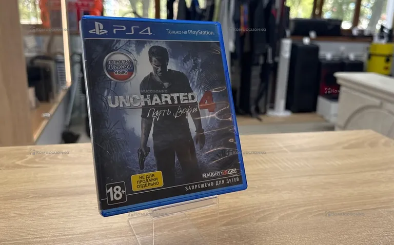 PS4. диск для ps4 Uncharted 4 путь вора