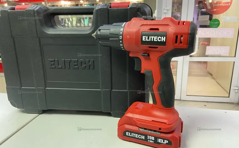 Дрель-Шуруповерт Elitech ДА 20-2СЛ