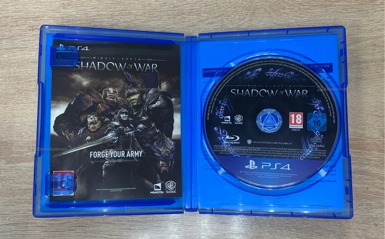 PS4. Диск PS4 Shadow of War