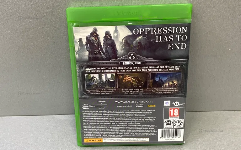 Диск для Xbox One Assasins Creed Syndicate