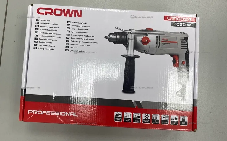 Ударная дрель CROWN CT10058