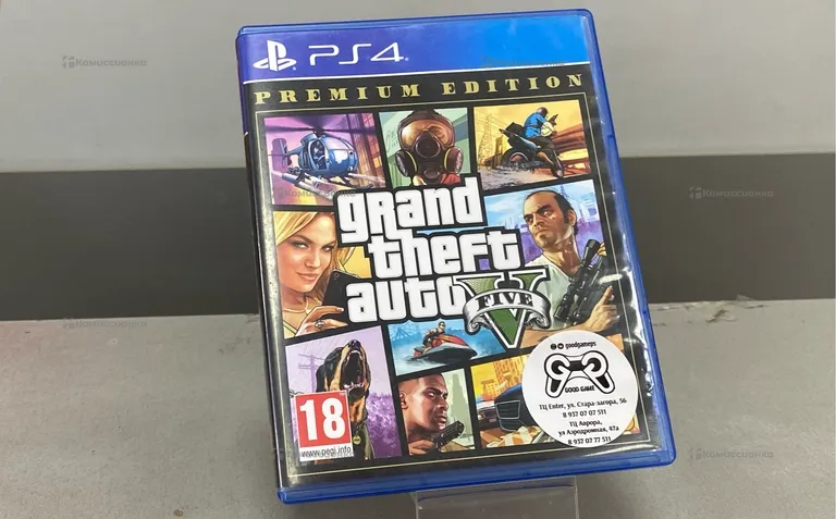 Диск GTA 5 PS4.