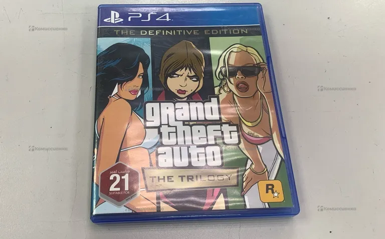 PS4. диск grand theft auto trilogy ps4