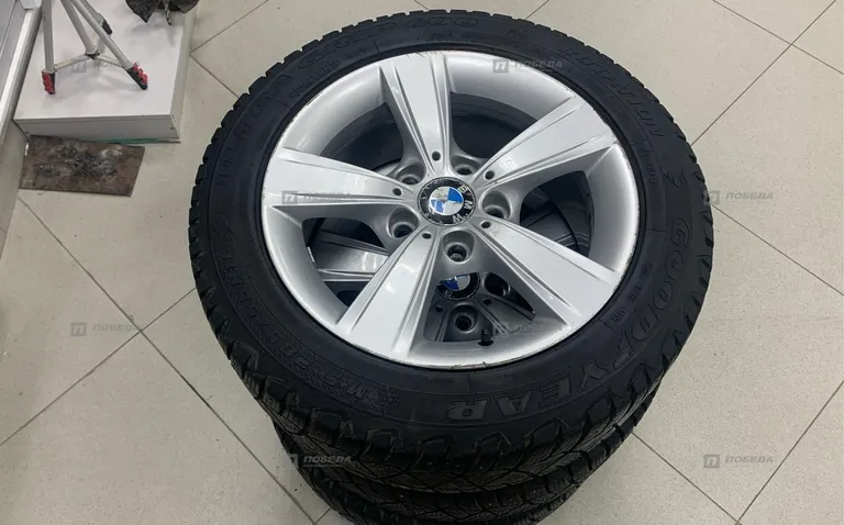 Диски BMW 376 стиль с резиной GoodyYear 205/55R16