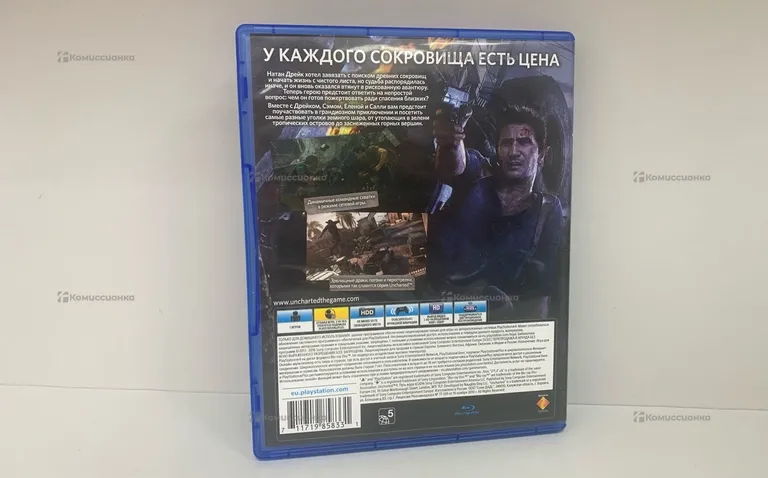 PS4. Диск PS4 UNCHARTED 4