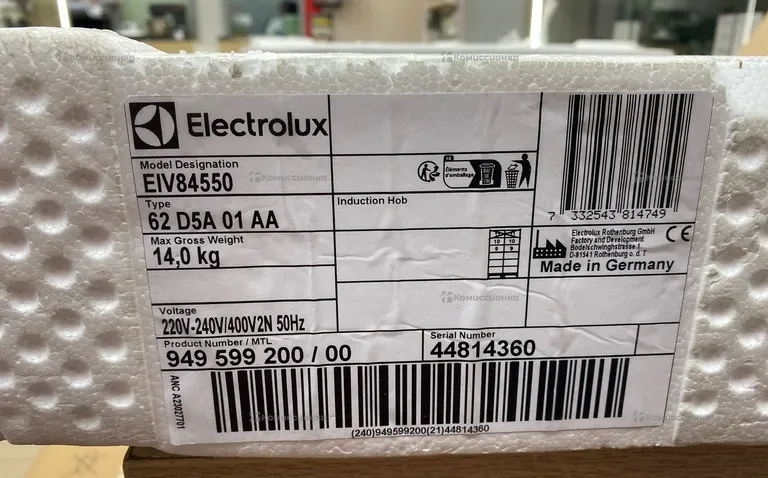Варочная панель Electrolux EIV84550