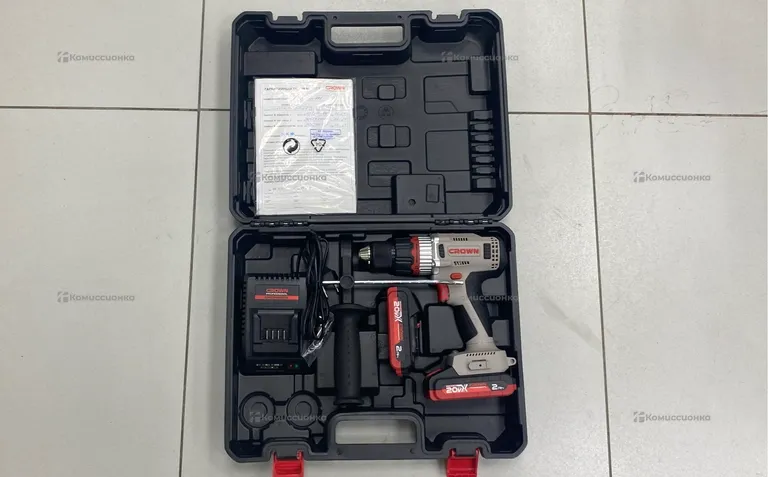 Аккумуляторный шуруповерт CROWN BL CT21090HMX-2 BMC