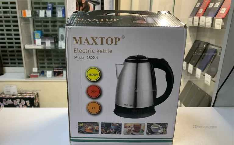 Чайник электрический MAXTOP 2522-1 металл
