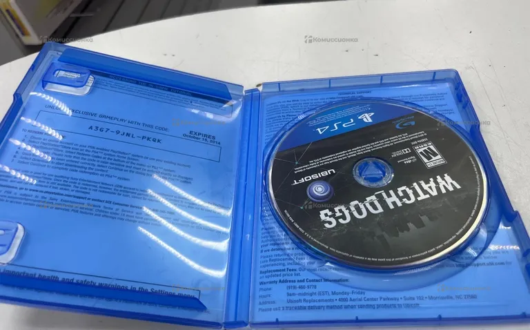 PS4. диск Watch Dogs.