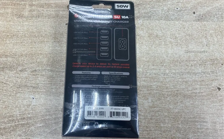 Зарядное устройство IconBIT  5 Devices 50w