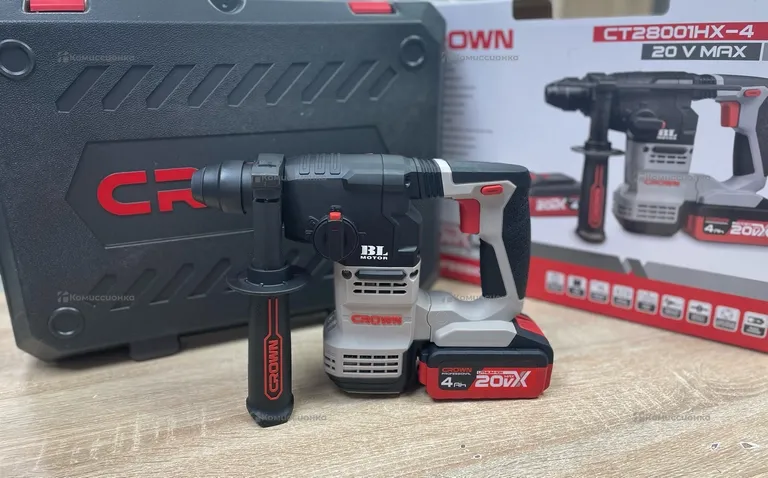 Аккумуляторный перфоратор CROWN CT28001HX-4 BMC