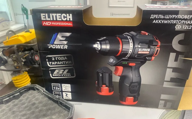 аккумуляторный шуруповёрт Elitech CD 12L2