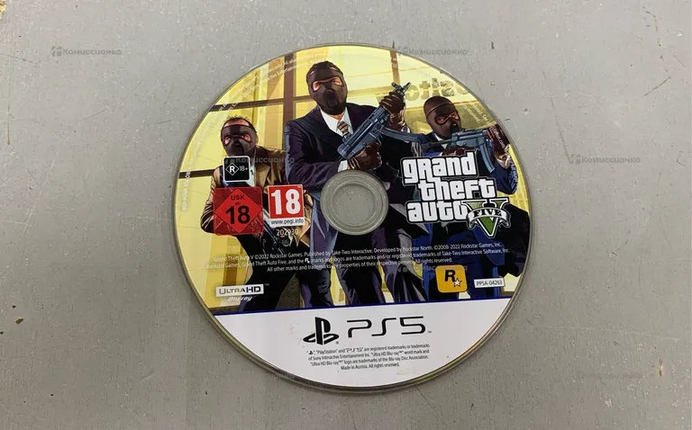 PS5 Диск gta 5