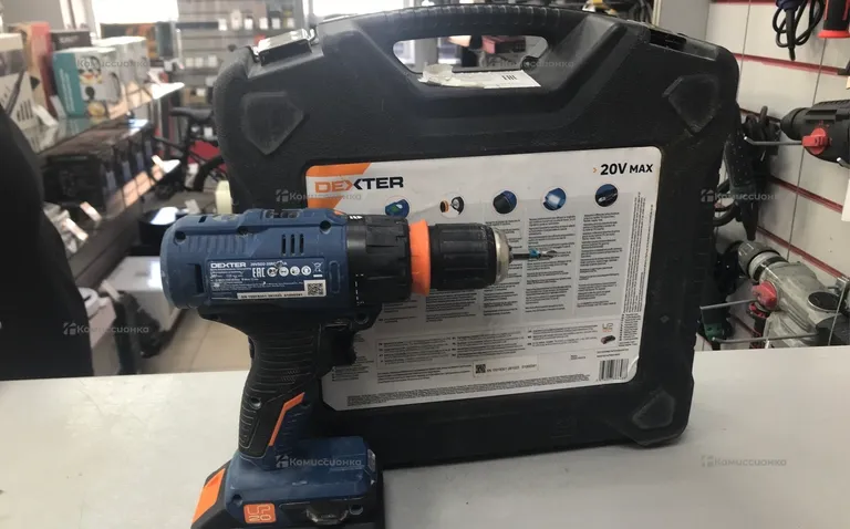 Дрель шуруповёрт Dexter 20VSD2-35RC