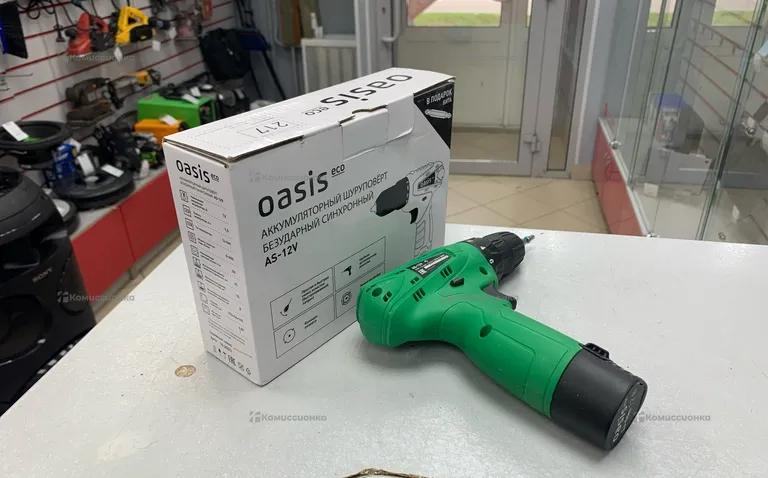 Шуруповерт аккумуляторный Oasis AS-12V