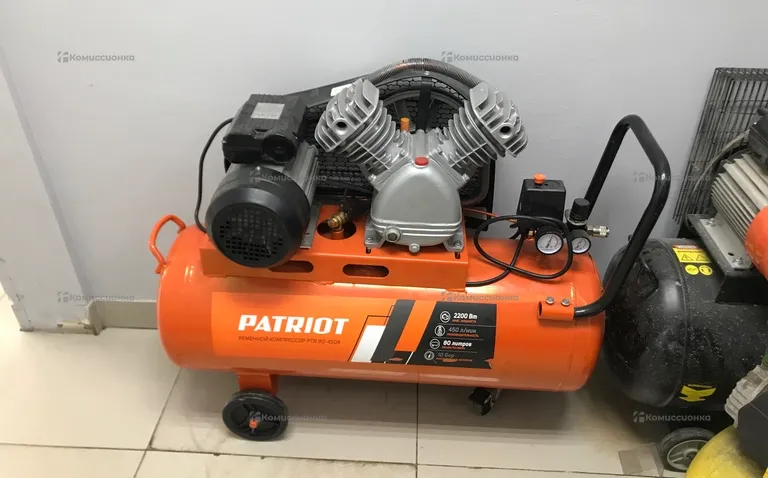 Компрессор patriot поршневой  ptr 80-450