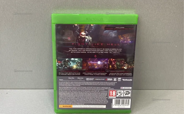 Диск для Xbox One Doom