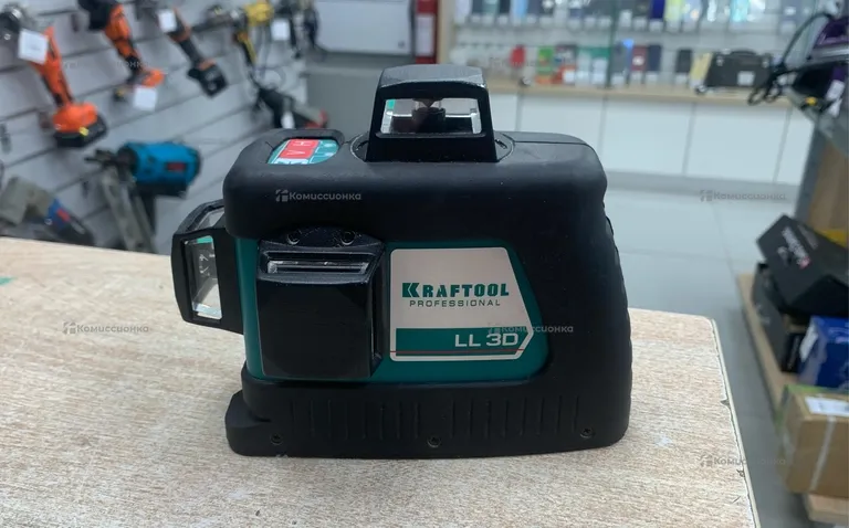 Нивелир лазерный KRAFTOOL LL 3D, зеленый