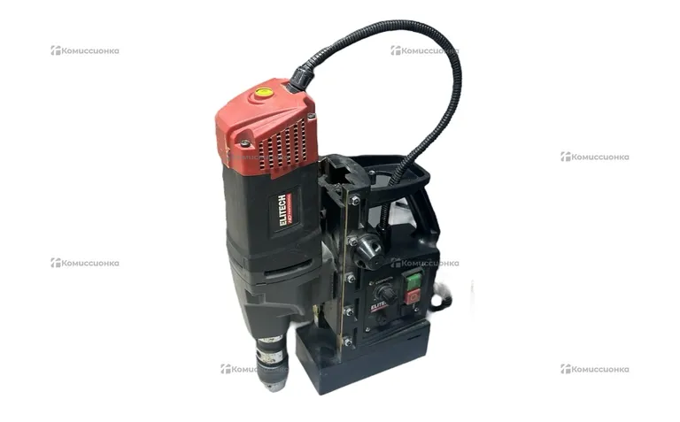 Дрель магнитная Elitech MCD 1635E