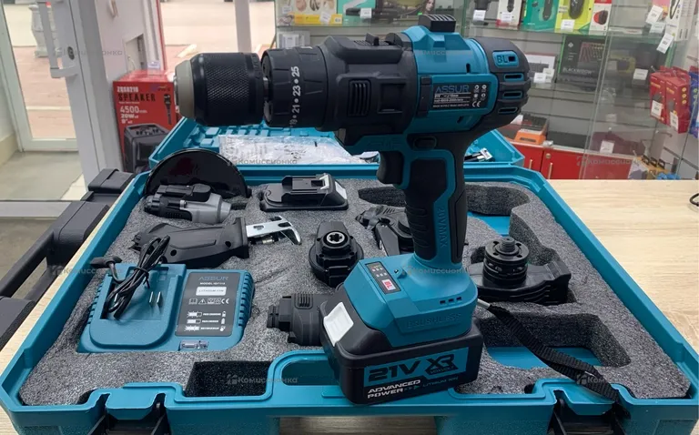 Набор эл.инстр с насадками 9в1 Assur ASR LD18